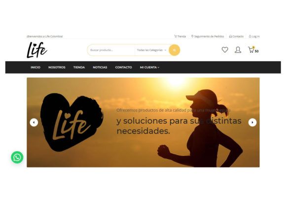 Sitio Web Life Colombia – Vive el estilo de vida